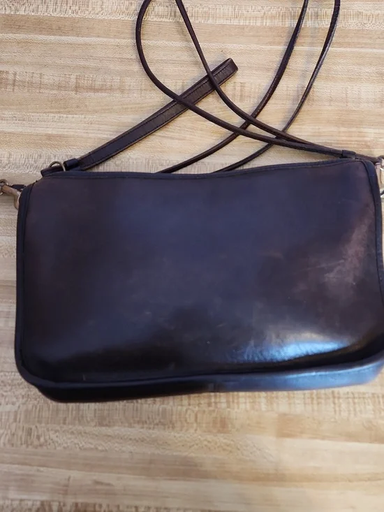 VTG COACH Leather Shoulder Crossbody Bag - Picture 6 of 16